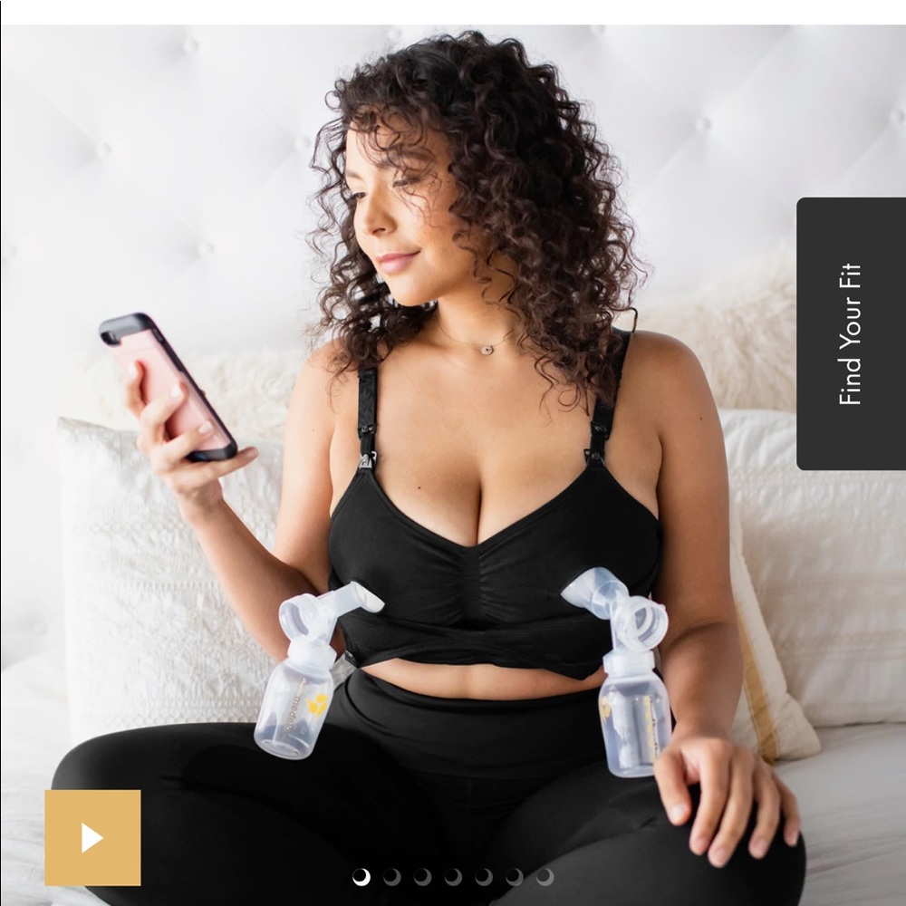 NEW WITH TAGS Kindred Braverly Sublime Hands Free Pumping Bra Black Size XXL